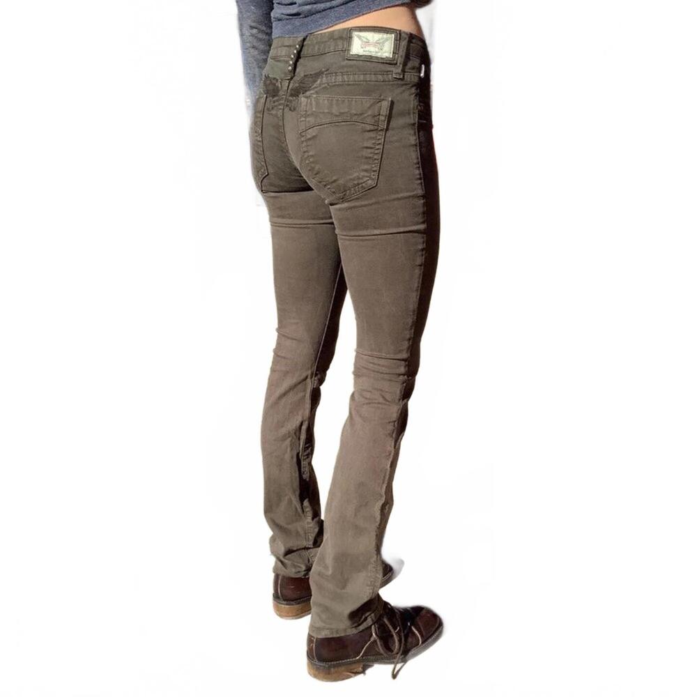 Robin’s Jean Seaweed Green Tall Slim Fit Skinny Jeans Women’s 27